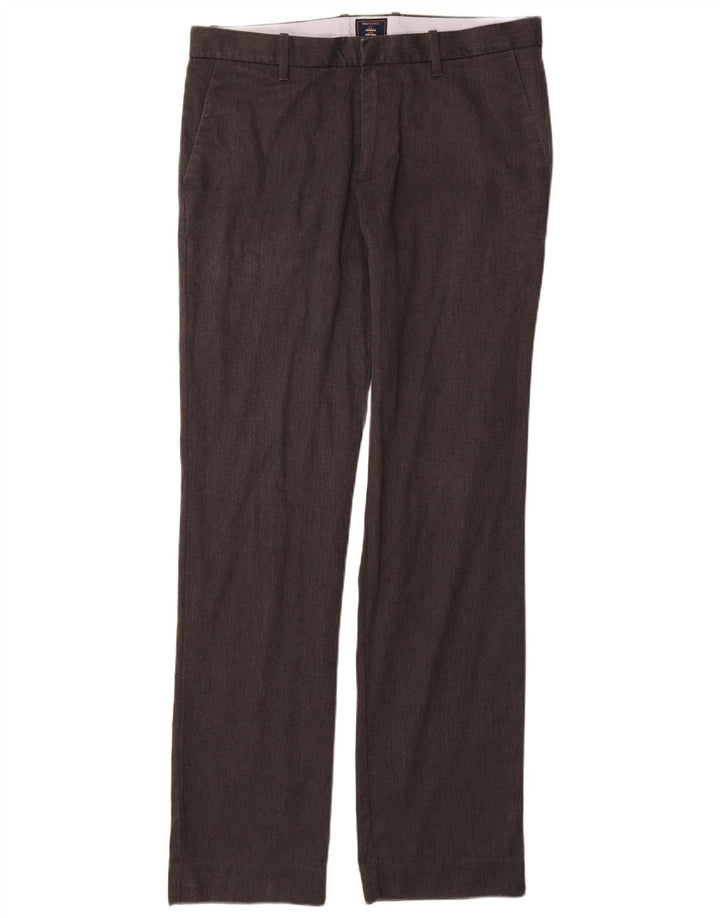 Pantaloni chino drepti pentru bărbați Gap L33 L34 bumbac gri