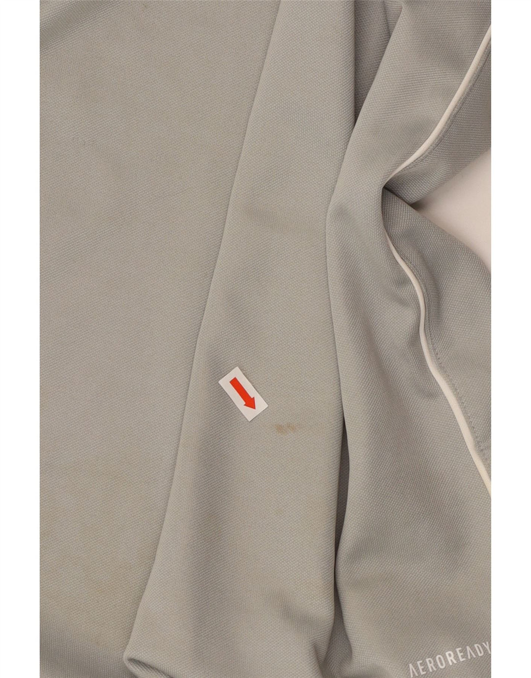 Trening ADIDAS Aeroready, cu fermoar și gât, pentru bărbați, XL, poliester, gri