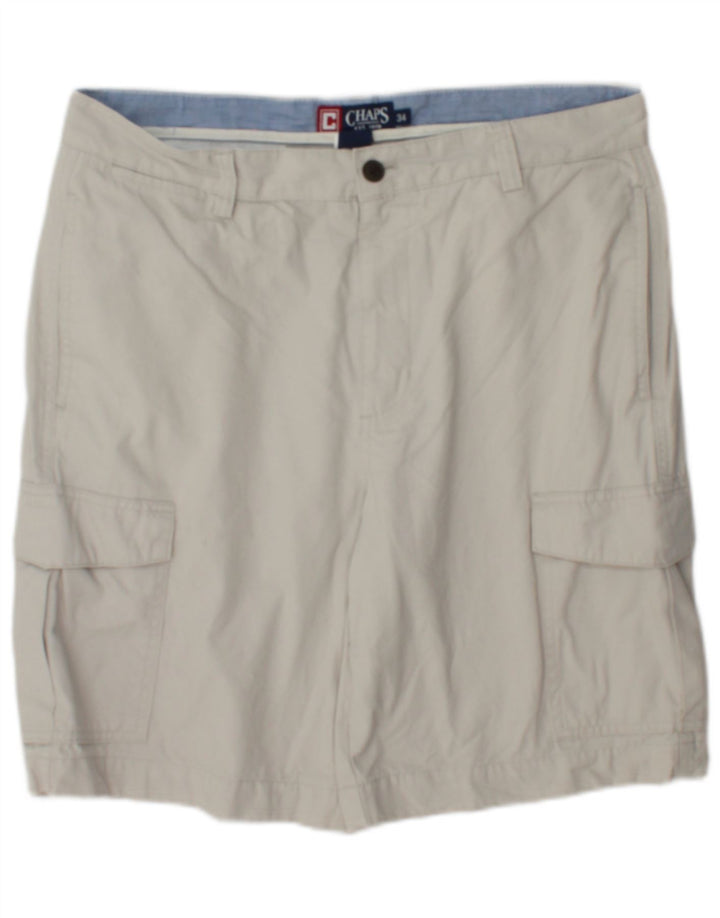 Pantaloni scurți cargo pentru bărbați Chaps W34, mare, bej, bumbac