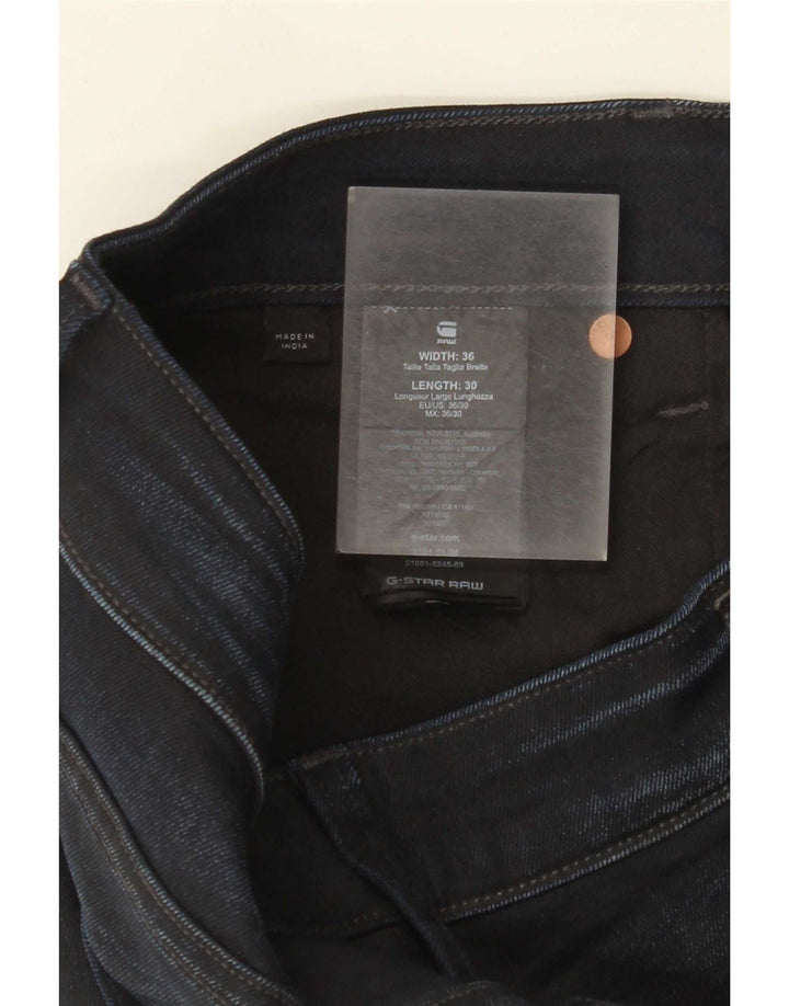 Blugi G-Star 3301 Slim pentru bărbați W36 L30 Bumbac bleumarin