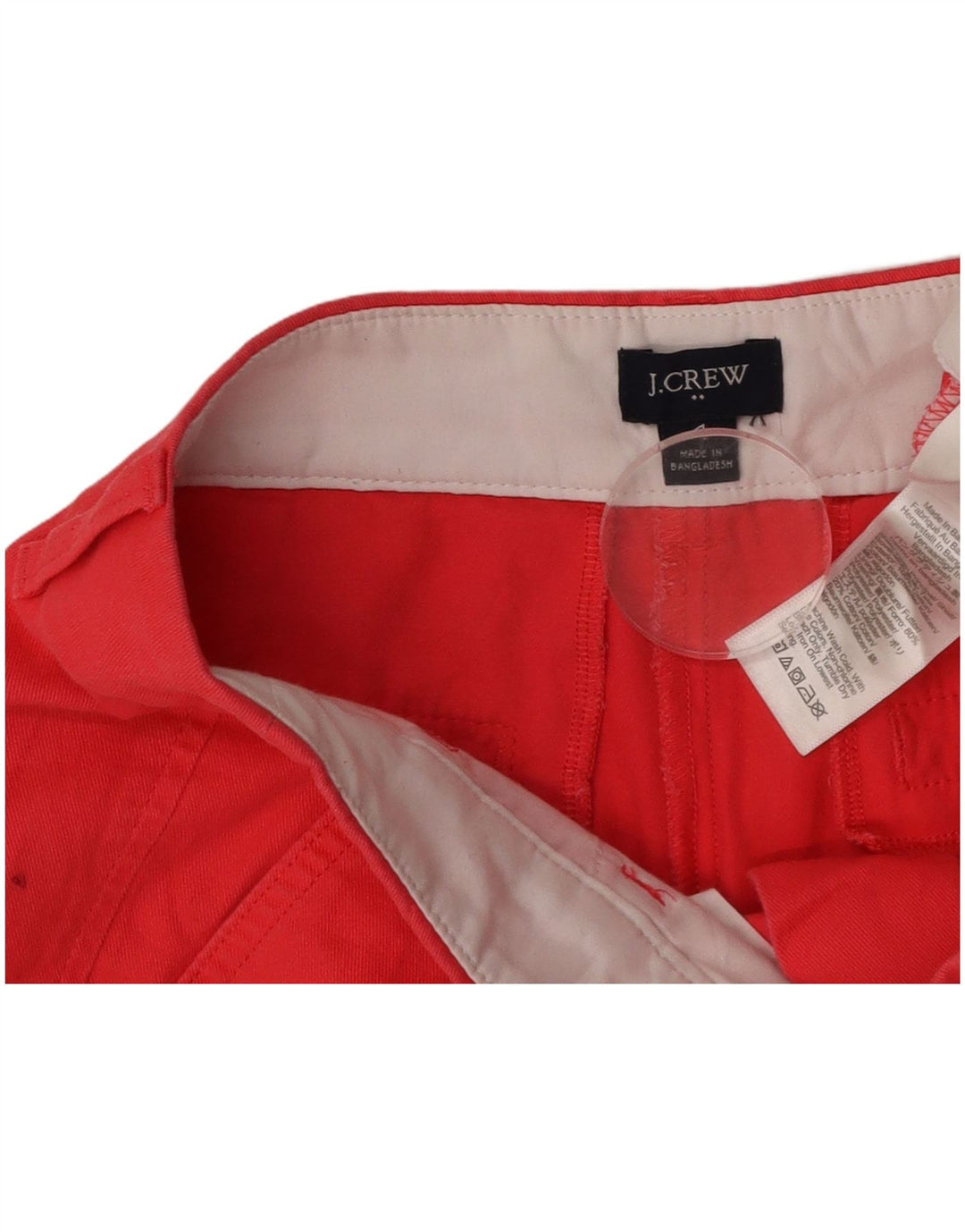 Pantaloni scurti chino pentru femei J. CREW US 4 Small W30 Bumbac roșu