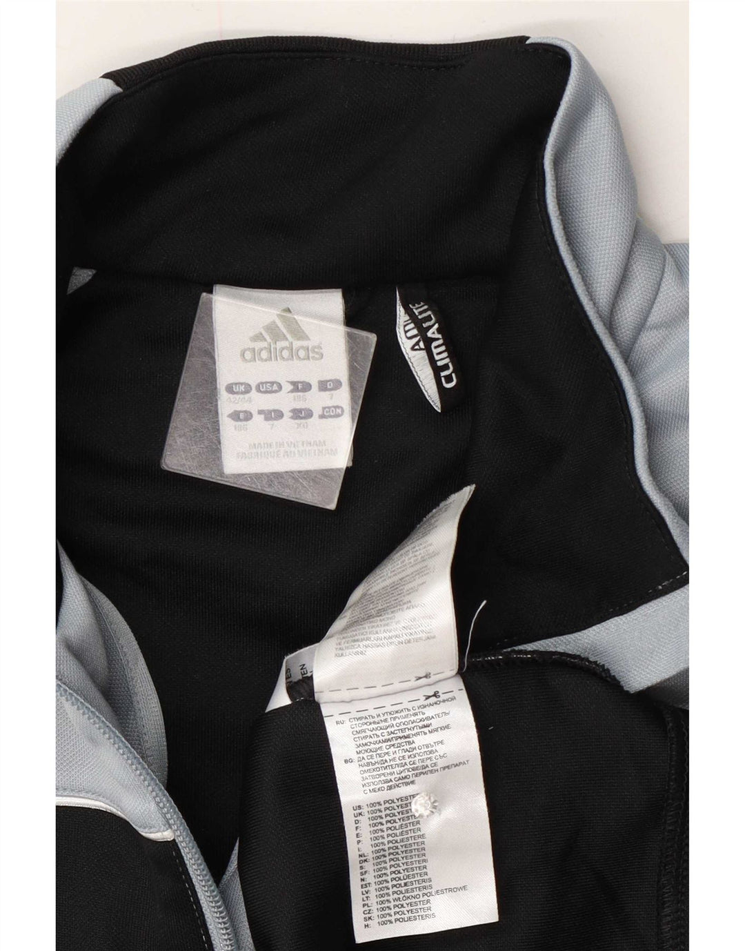 Adidas Mens Climalite Pullover Trening Top UK 42/44 Large Black
