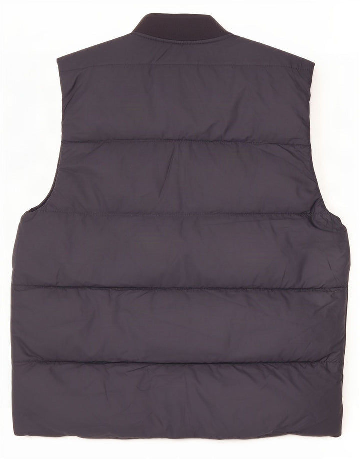 Gilet căptușit pentru bărbați Zara UK 40 mare, albastru, poliester