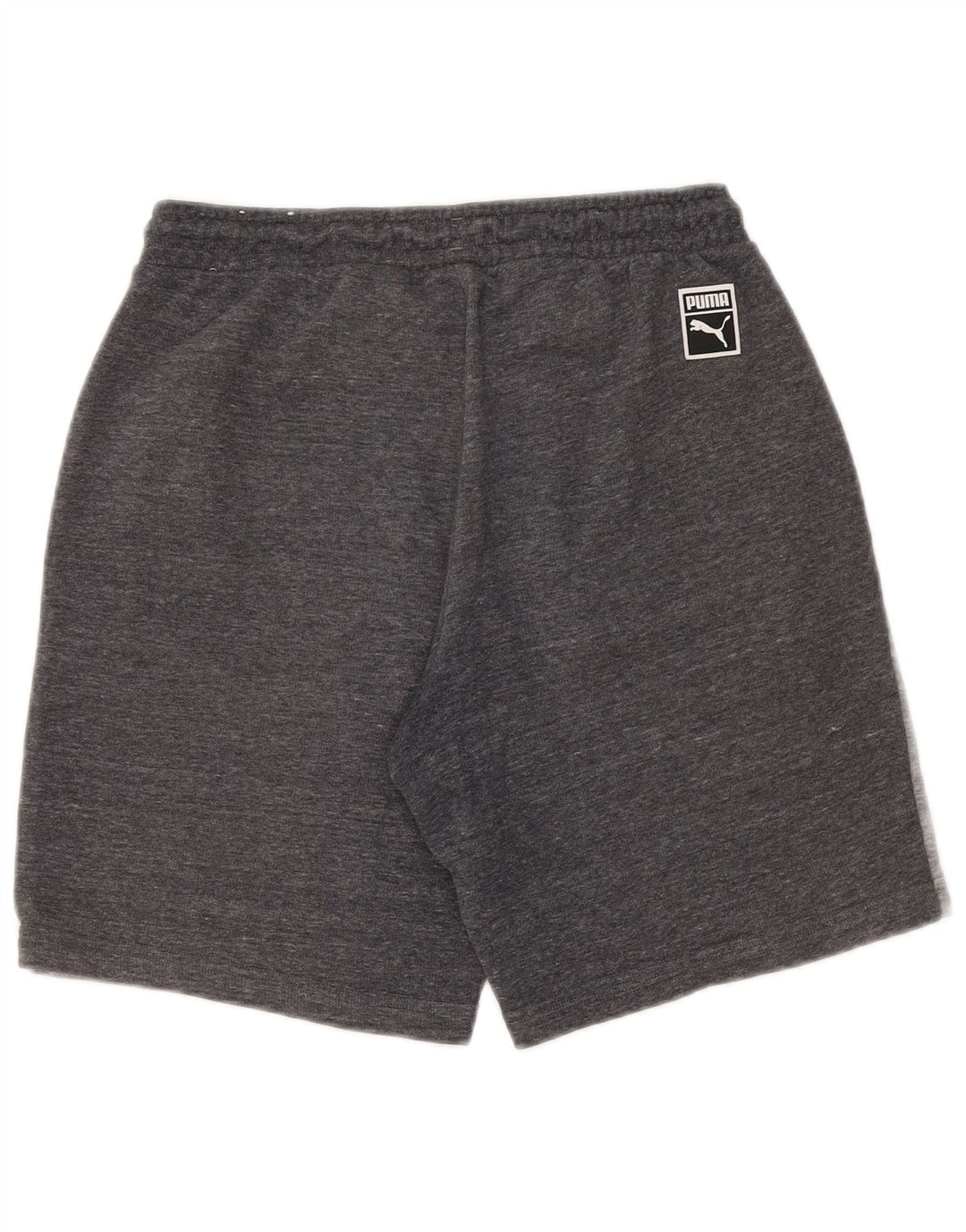 Pantaloni scurti sport Puma pentru bărbați, bumbac color bloc, gri mici