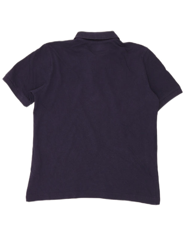 Cămașă polo KAPPA pentru bărbați, bumbac, albastru bleumarin mediu