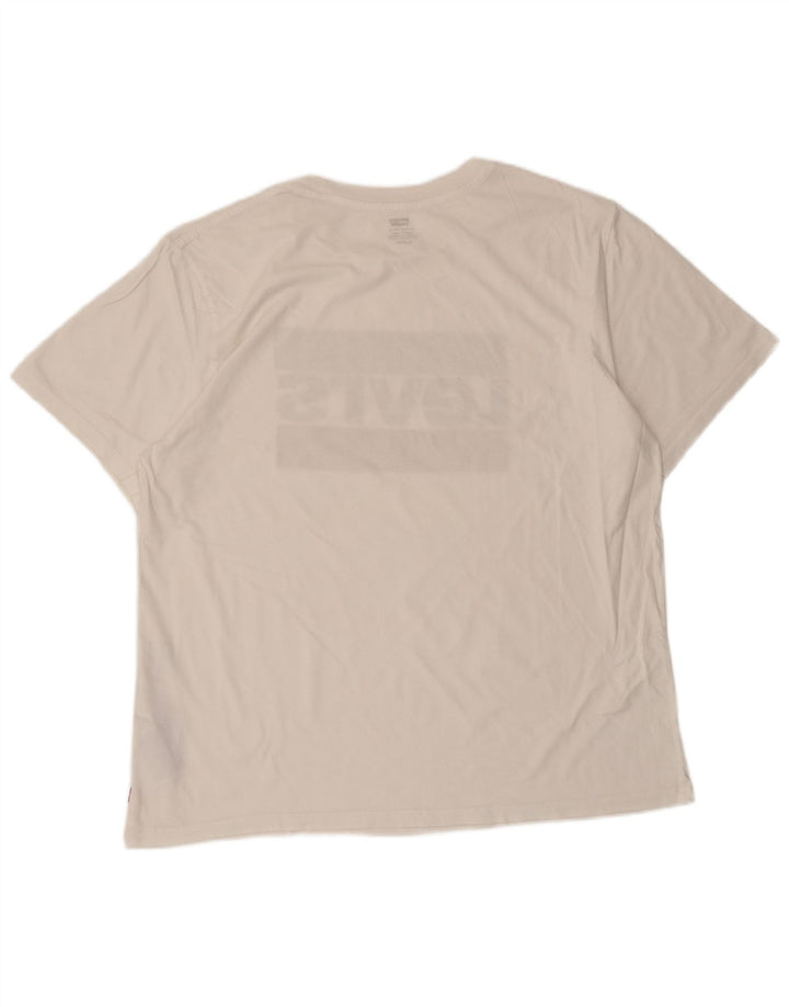 Tricou grafic pentru bărbați Levi's Top XL Bumbac alb