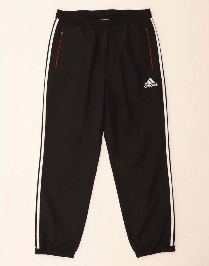 ADIDAS Mens Tracksuit Trousers Joggers Medium  Black Polyester