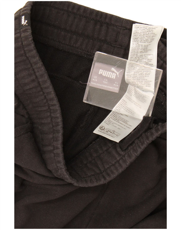 Pantaloni de trening Puma pentru bărbați XL, bumbac negru