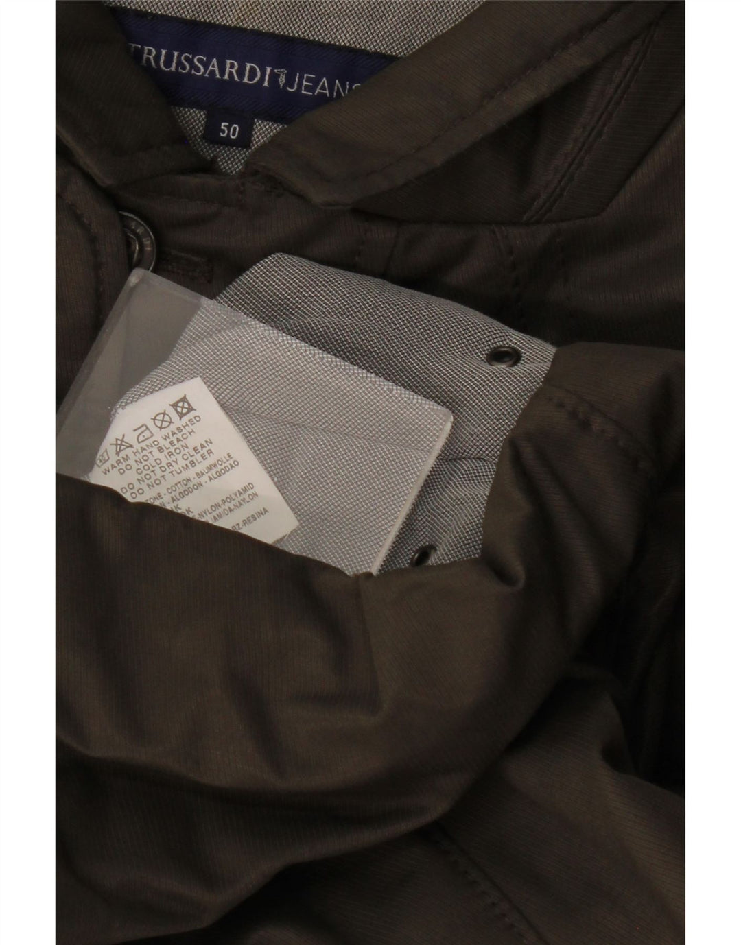 TRUSSARDI JEANS Jachetă pentru bărbați IT 50, bumbac kaki mare