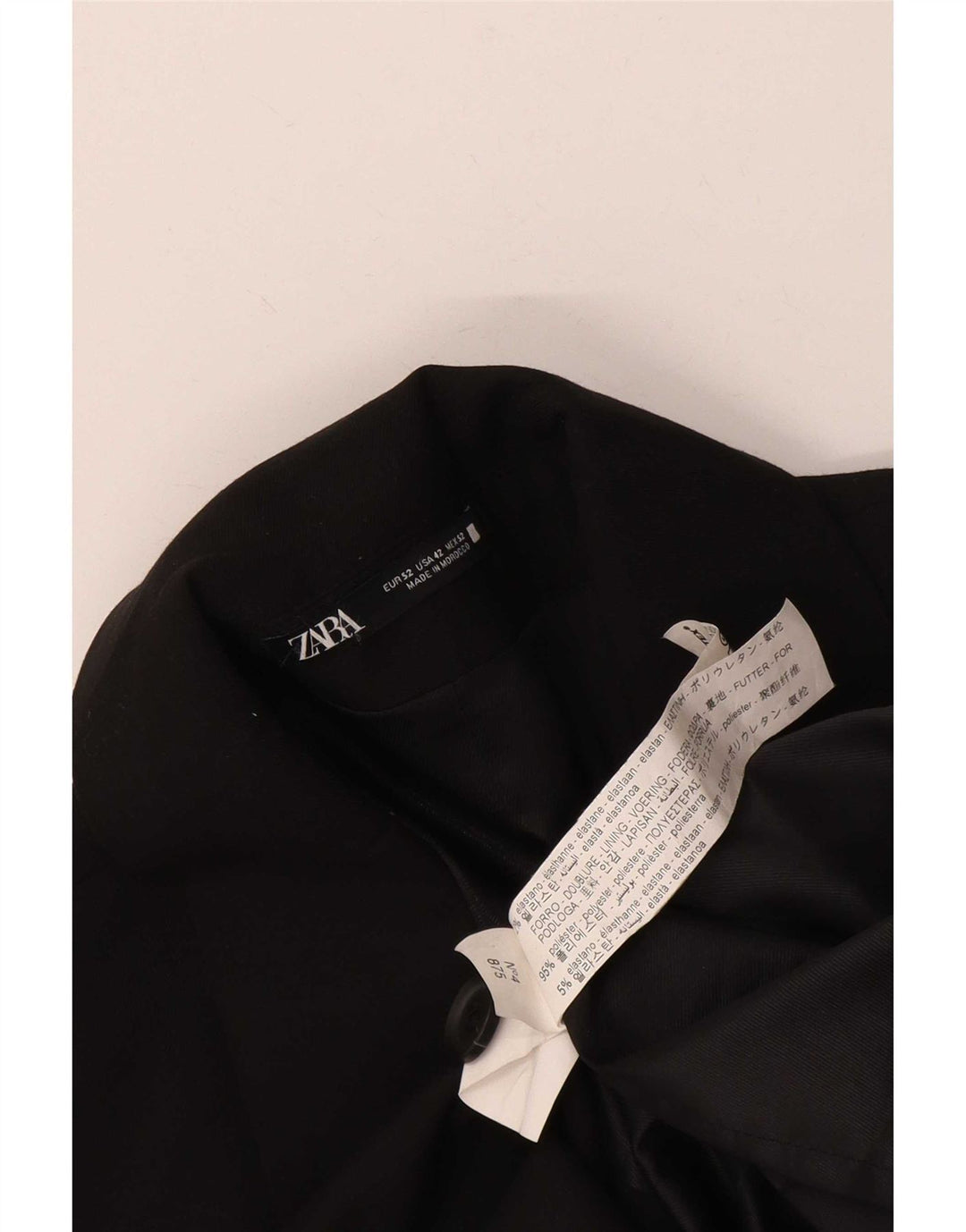 Blazer pentru bărbați Zara EU 52 Poliester negru mare