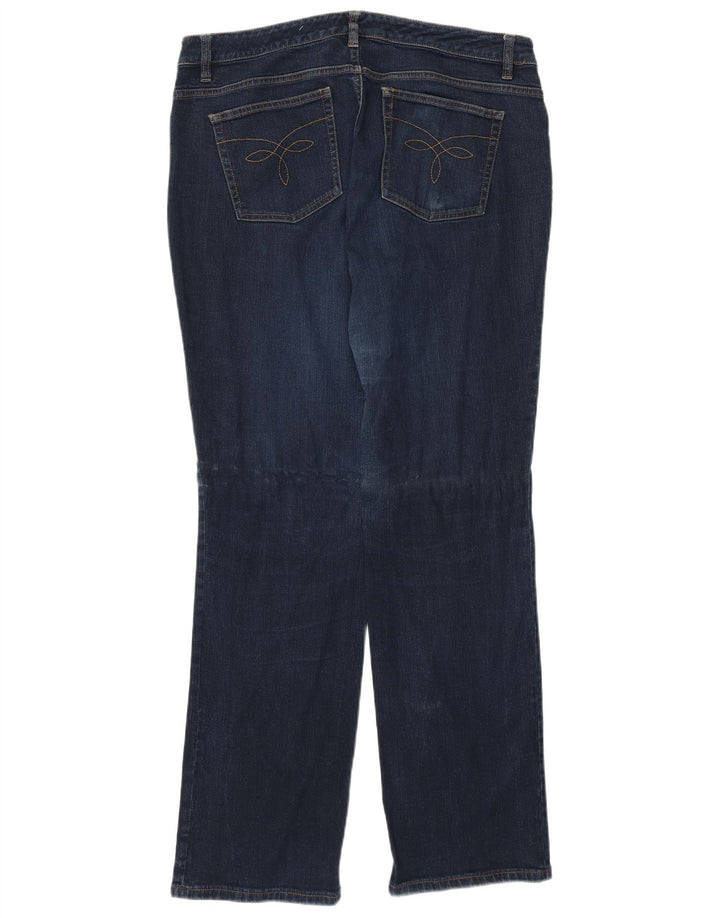 Jeans drepti pentru femei Chaps US 14 XL W38 L31 Bumbac albastru