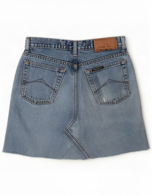 Carrera Womens Mini Denim Skirt Medium W30 Blue