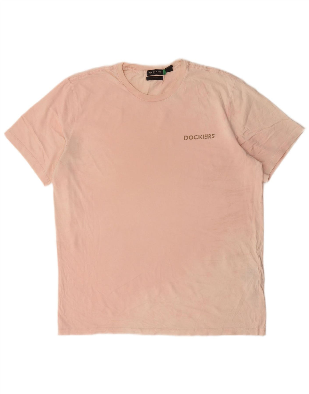 Tricou subțire Dockers pentru bărbați Top mare din bumbac roz