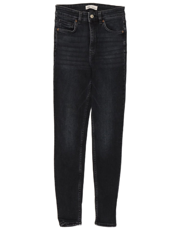 Blugi skinny pentru femei Zara EU 36 XS W26 L28 Bleumarin