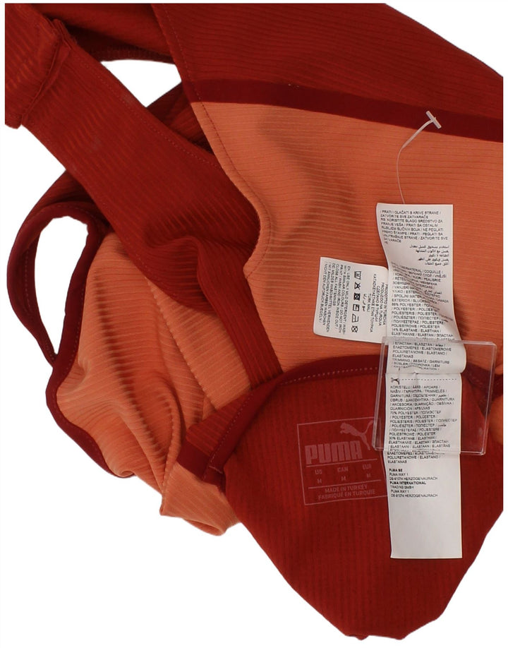 Costum de baie pentru femei Puma, portocaliu mediu, poliester, sport