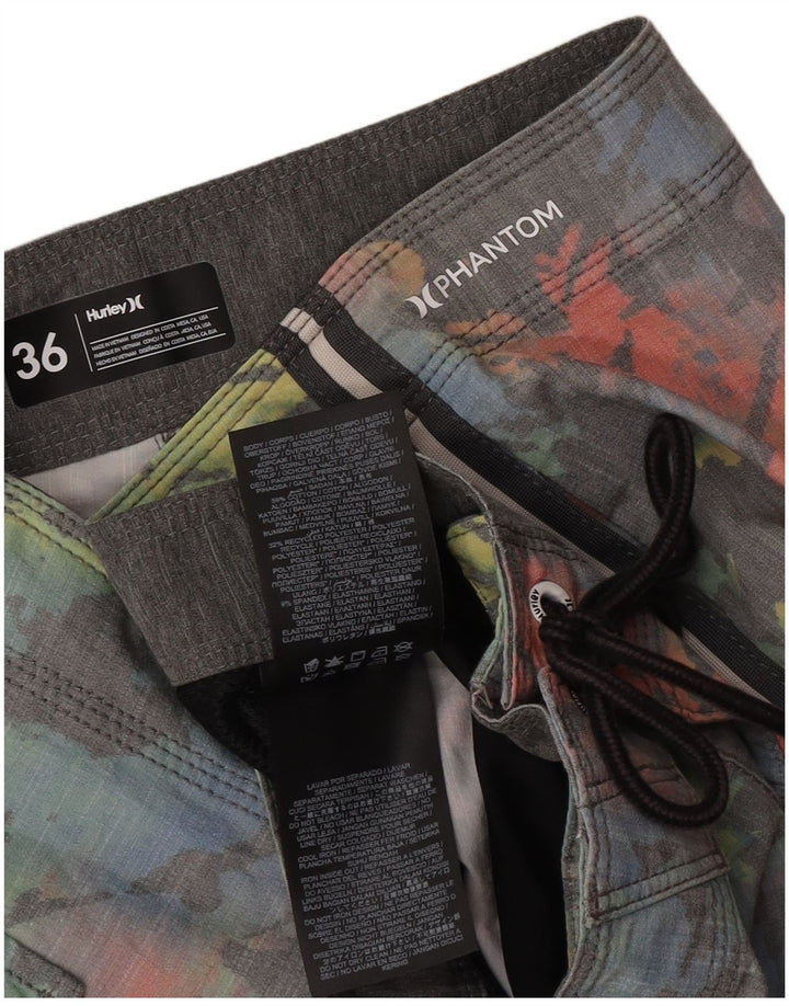 Pantaloni scurți de înot Hurley Phantom pentru bărbați, mari, multicolor, din bumbac Tie Dye