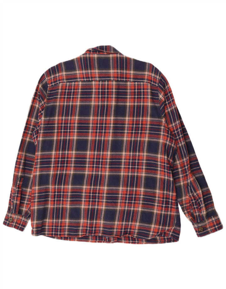 Crew Clothing Cămașă de flanel pentru bărbați XL, bumbac cu carouri multicolore