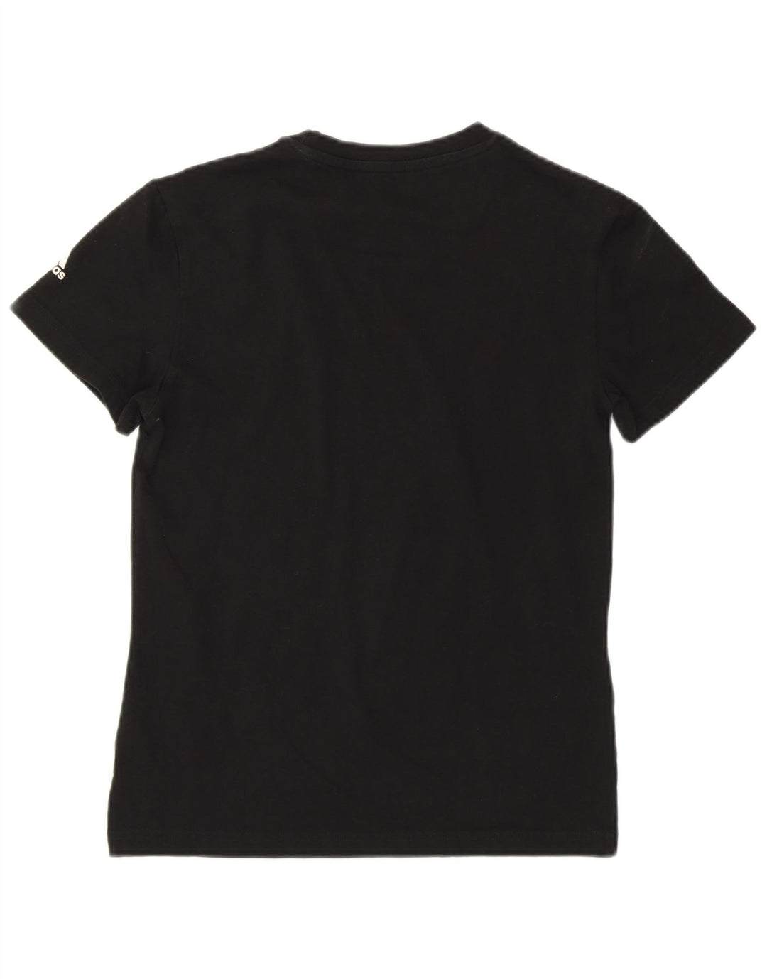Tricou grafic ADIDAS pentru femei Top UK 8/10 Small Black Bumbac