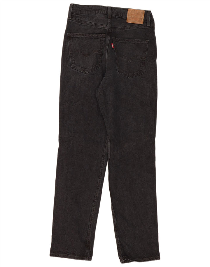 Blugi conici pentru femei Levi's W26 L29 bumbac negru