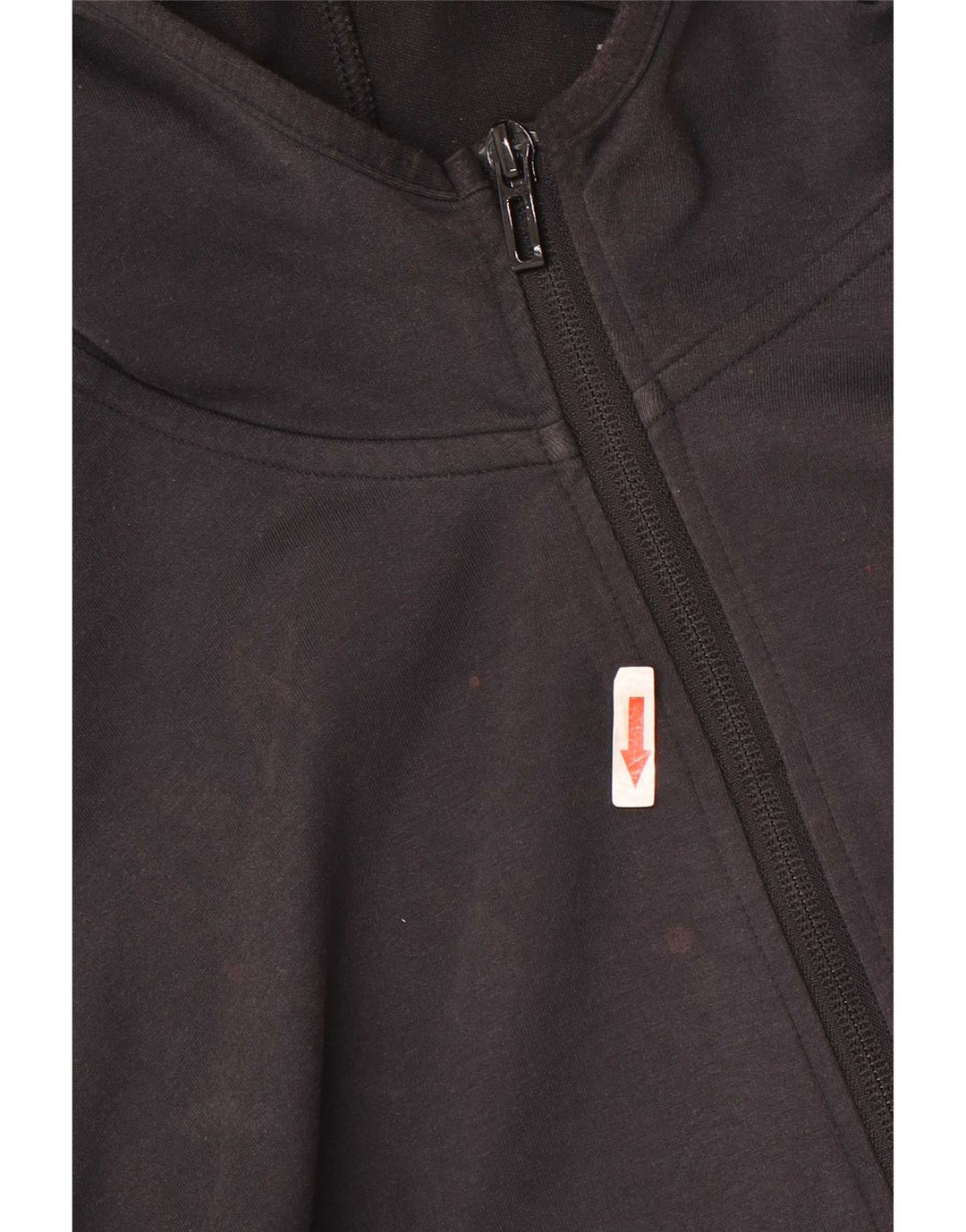 Pulover Adidas pentru bărbați, cu fermoar, bumbac mediu negru