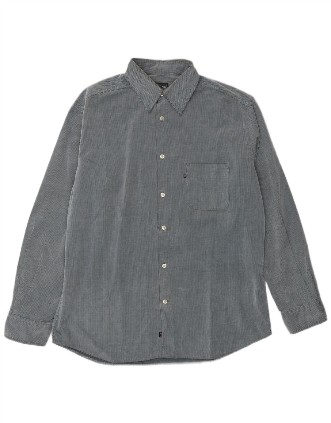 Cămașă pentru bărbați THINK PINK XL Blue Pinstripe Bumbac