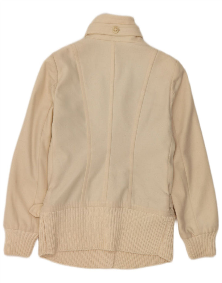 Jachetă Bomber pentru femei Benetton IT 38 XS Lână albă