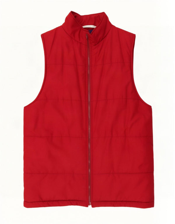 Gilet căptușit St. Michael pentru femei Marks & Spencer UK 8 Small Red Poliester