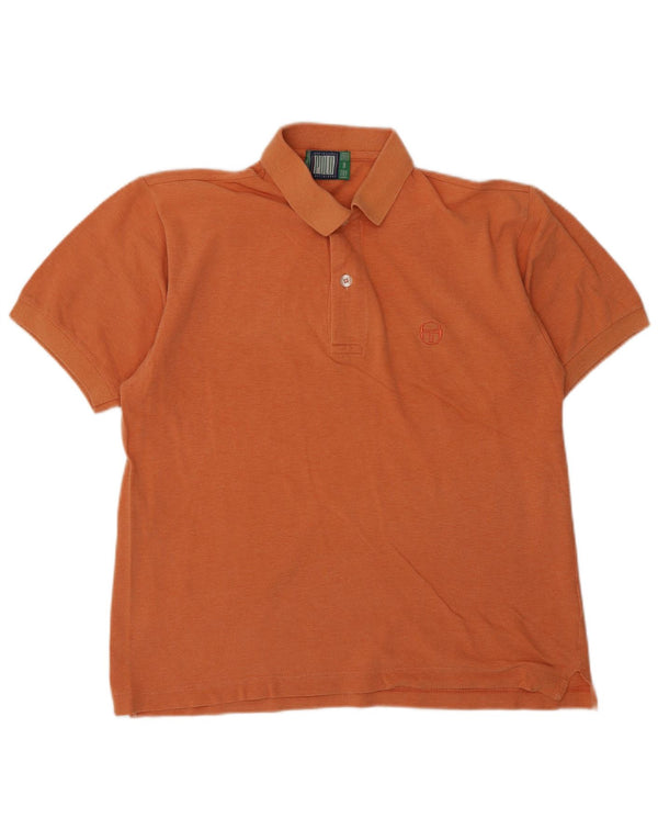 Tricou polo Sergio Tacchini pentru bărbați IT 44 XS bumbac portocaliu