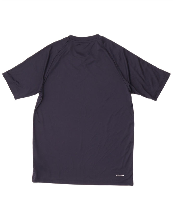Tricou pentru bărbați Adidas Aeroready Top mic poliester bleumarin