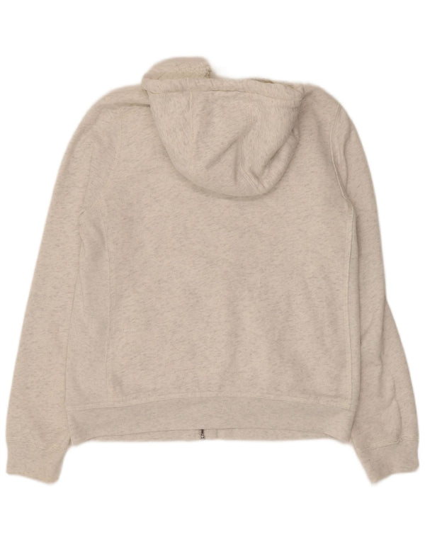 Pulover pentru femei Abercrombie & Fitch, cu fermoar, cu capota, UK 14, gri mediu