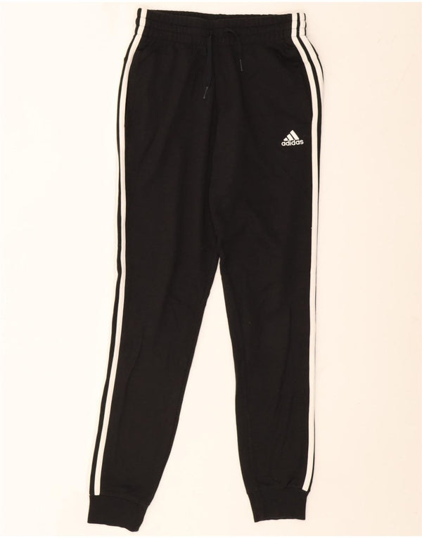 Pantaloni de trening Adidas pentru femei Joggeri UK 4/6 XS Bumbac negru