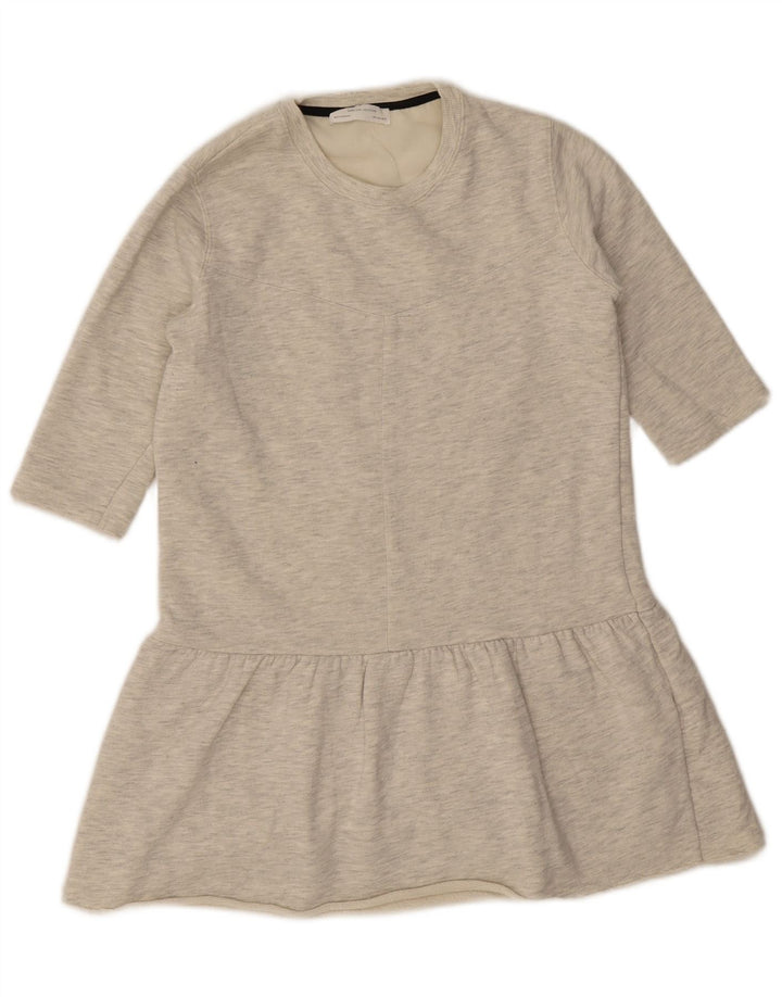 Rochie tunică pentru femei Zara UK 10 Poliester cu pături gri mici