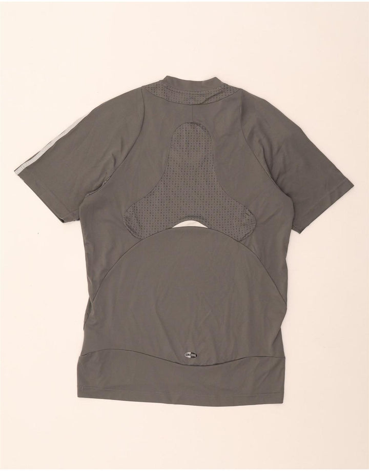 Tricou Adidas Climacool pentru bărbați Top mic, gri, poliester color bloc