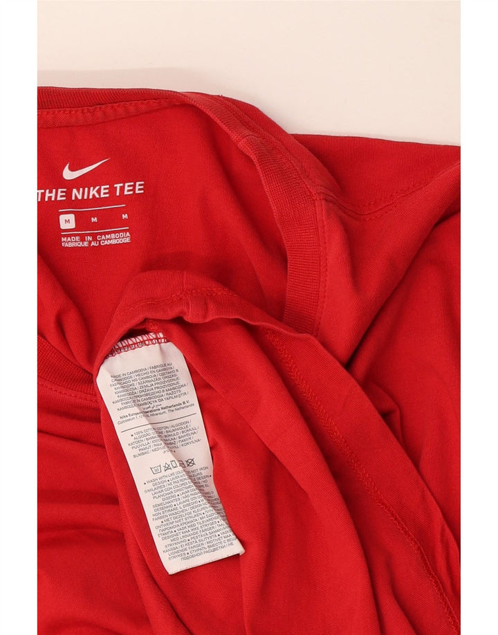 Tricou pentru bărbați Nike Top din bumbac roșu mediu