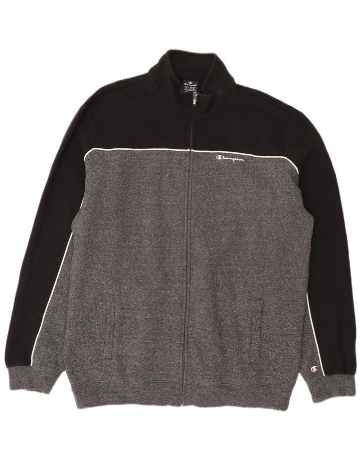 Jachetă de trening pentru bărbați Champion 3XL, bumbac color bloc, gri