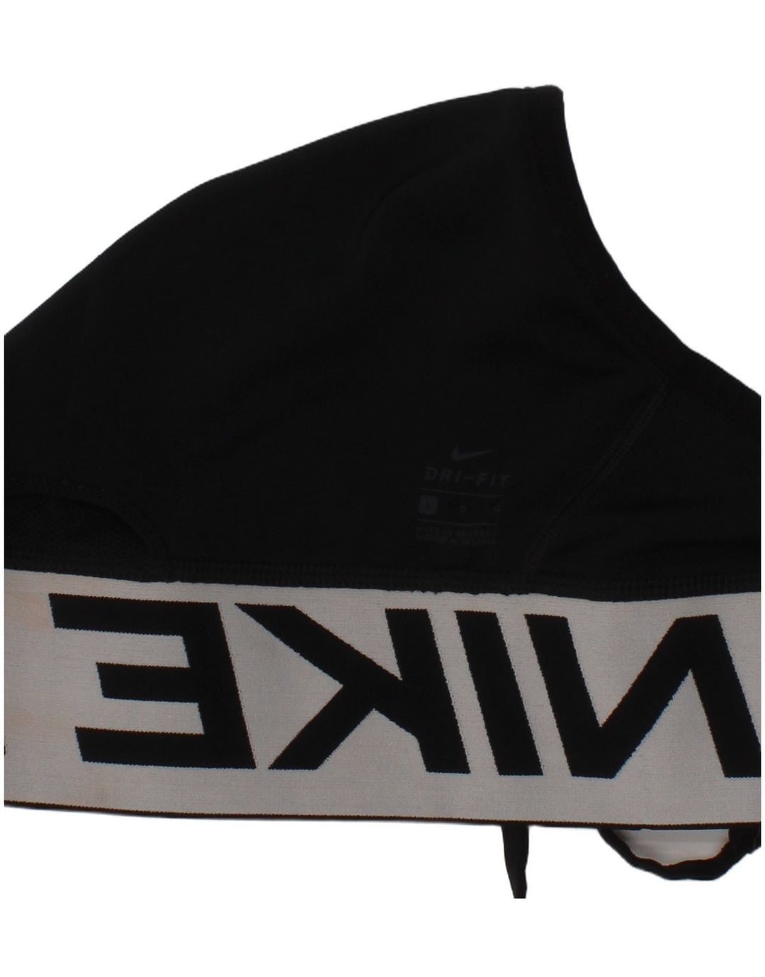 Sutien sport pentru femei Nike Dri Fit Graphic Top mare, poliester, negru