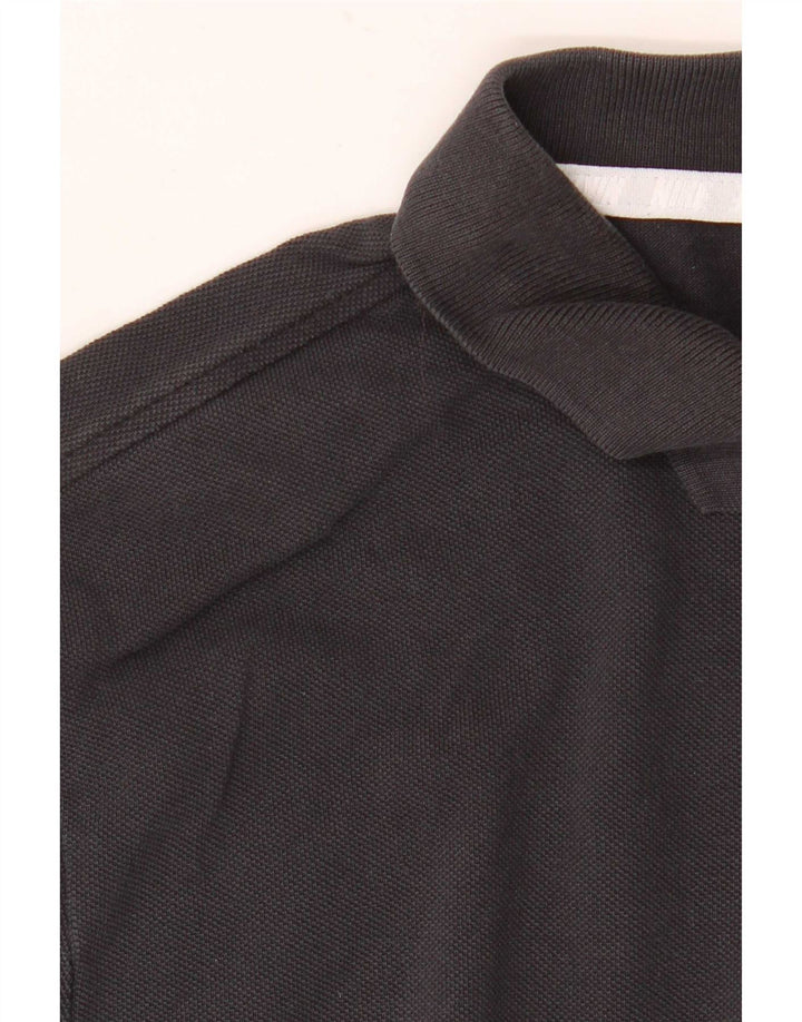 Tricou polo Nike pentru bărbați, mare, negru, bumbac