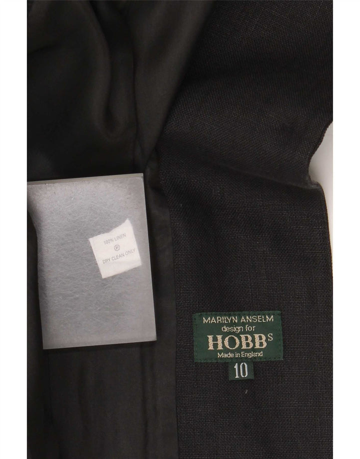 Sacou Hobbs pentru femei, cu 1 nasture, in negru, UK 10