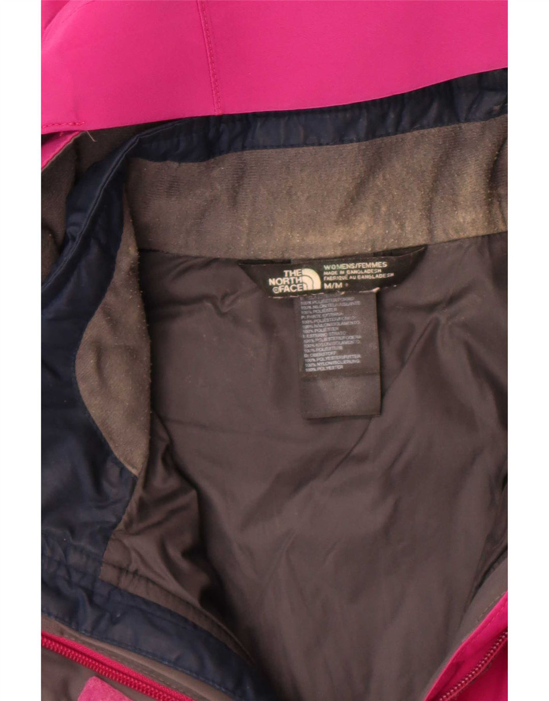 Jachetă Windbreaker pentru femei cu glugă The North Face UK 14 Poliester roz mediu