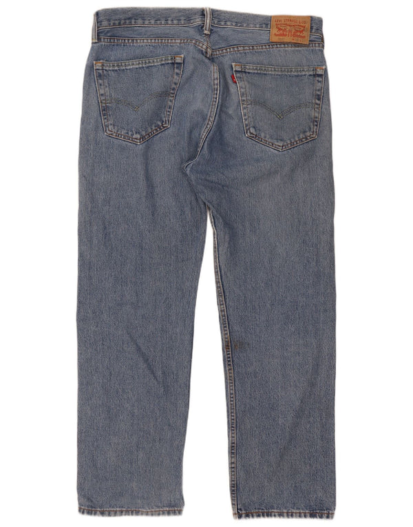 Blugi drepti pentru bărbați Levi's 505 W36 L30 albastru