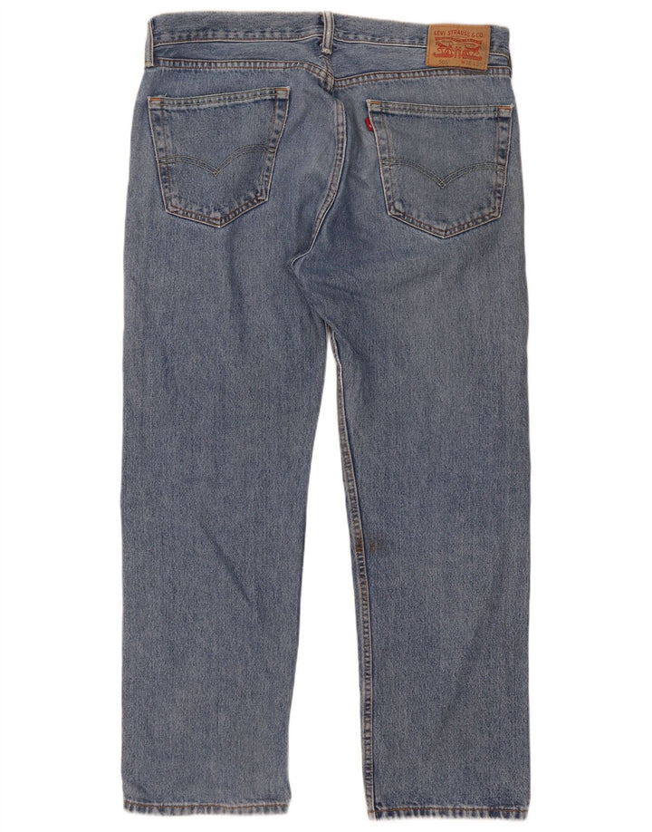 Blugi drepti pentru bărbați Levi's 505 W36 L30 albastru