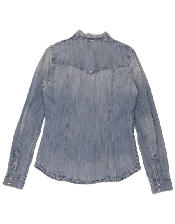 Cămașă de blugi pentru femei Guess UK 8 Small Blue Bumbac