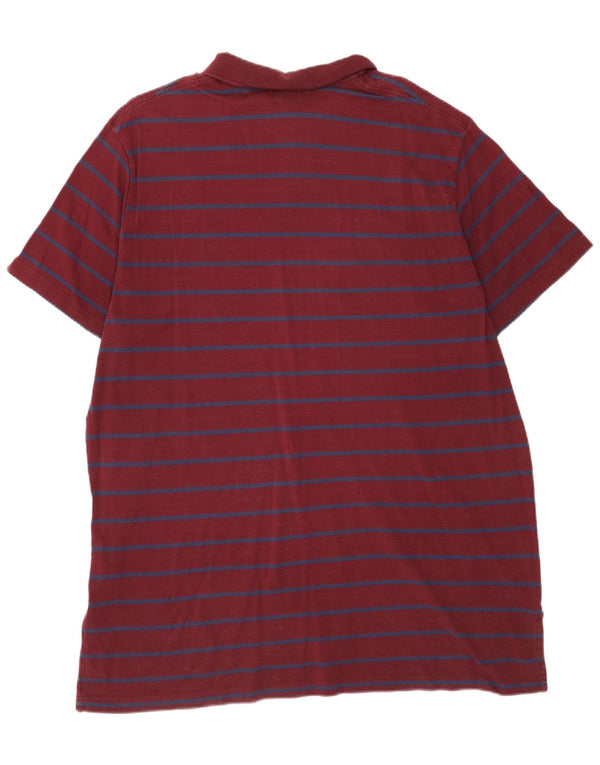 Cămașă polo Polo Ralph Lauren, personalizată, 2XL, bumbac cu dungi burgundy