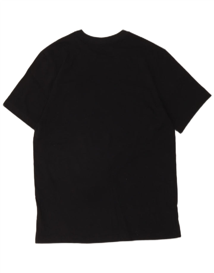 Tricou grafic Jordan pentru bărbați Top mediu negru bumbac