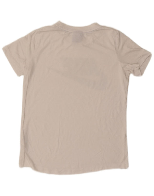 Tricou grafic Nike pentru bărbați Top mic din poliester alb