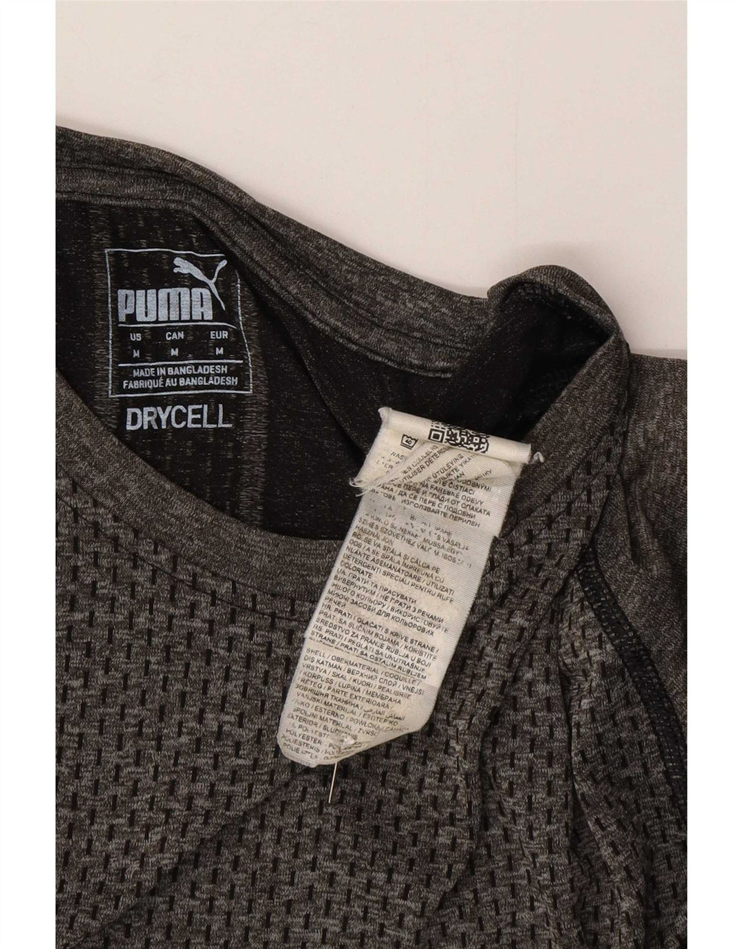 Tricou pentru bărbați Puma Top Medium Gri Poliester