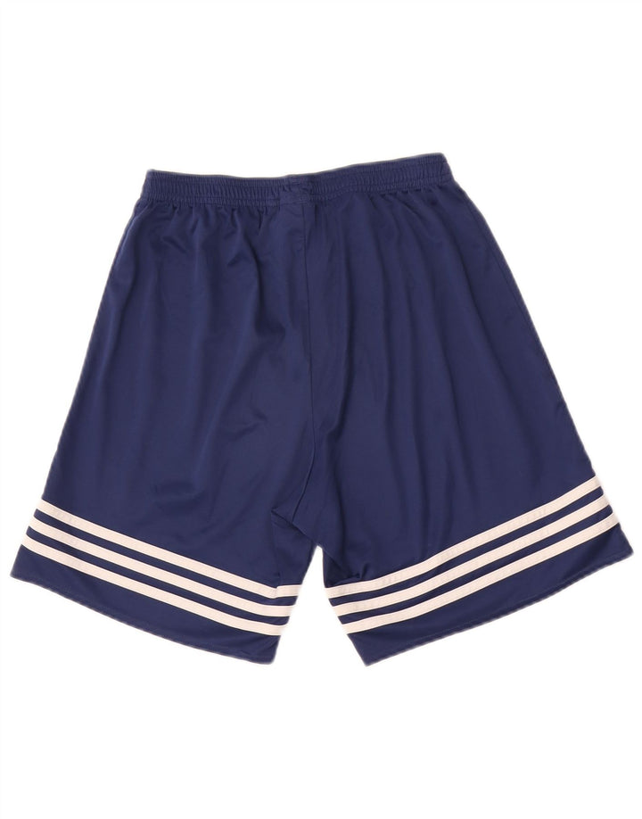 Pantaloni scurți sport pentru bărbați Adidas, poliester, albastru mic