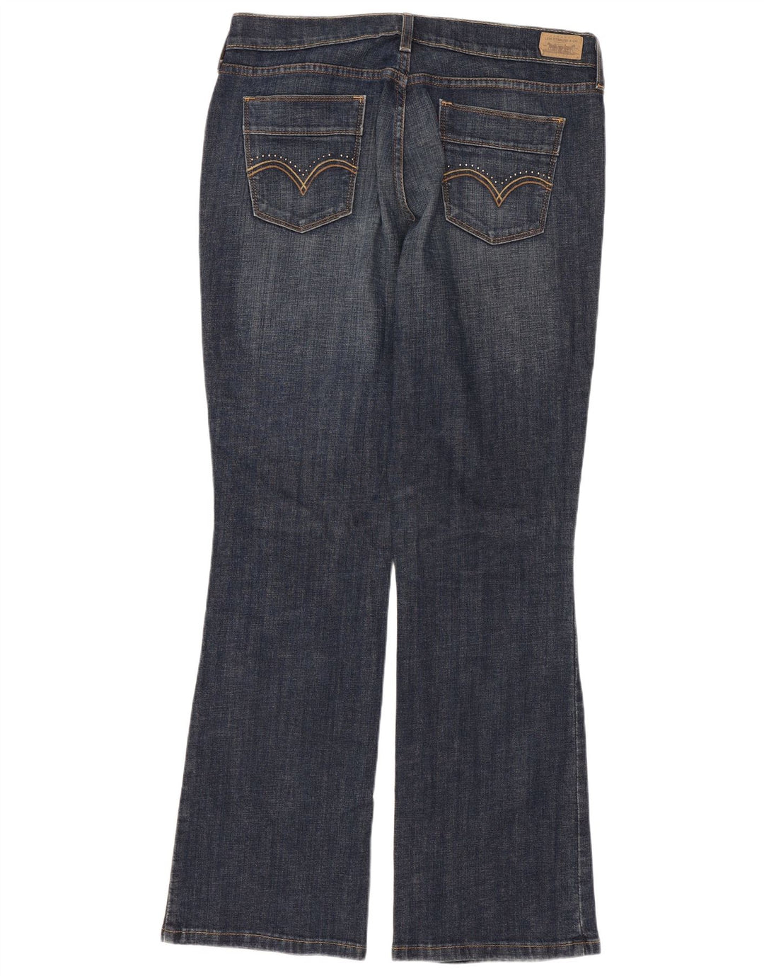 LEVI'S Blugi pentru femei 515 Bootcut US 12 Large W34 L32 Bleumarin Bumbac