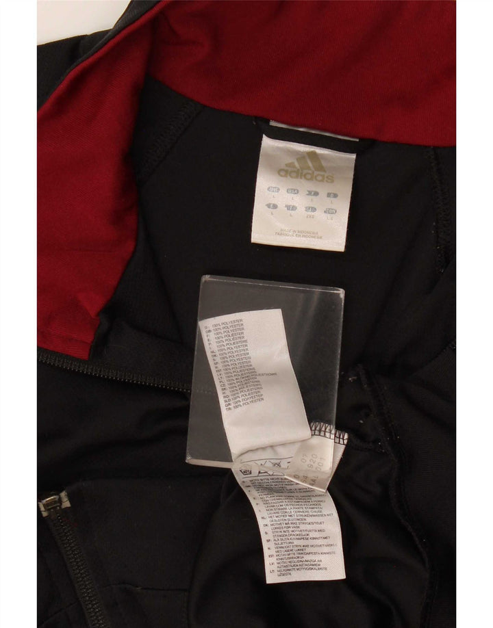 Jachetă de trening pentru bărbați Adidas, mare, negru, poliester