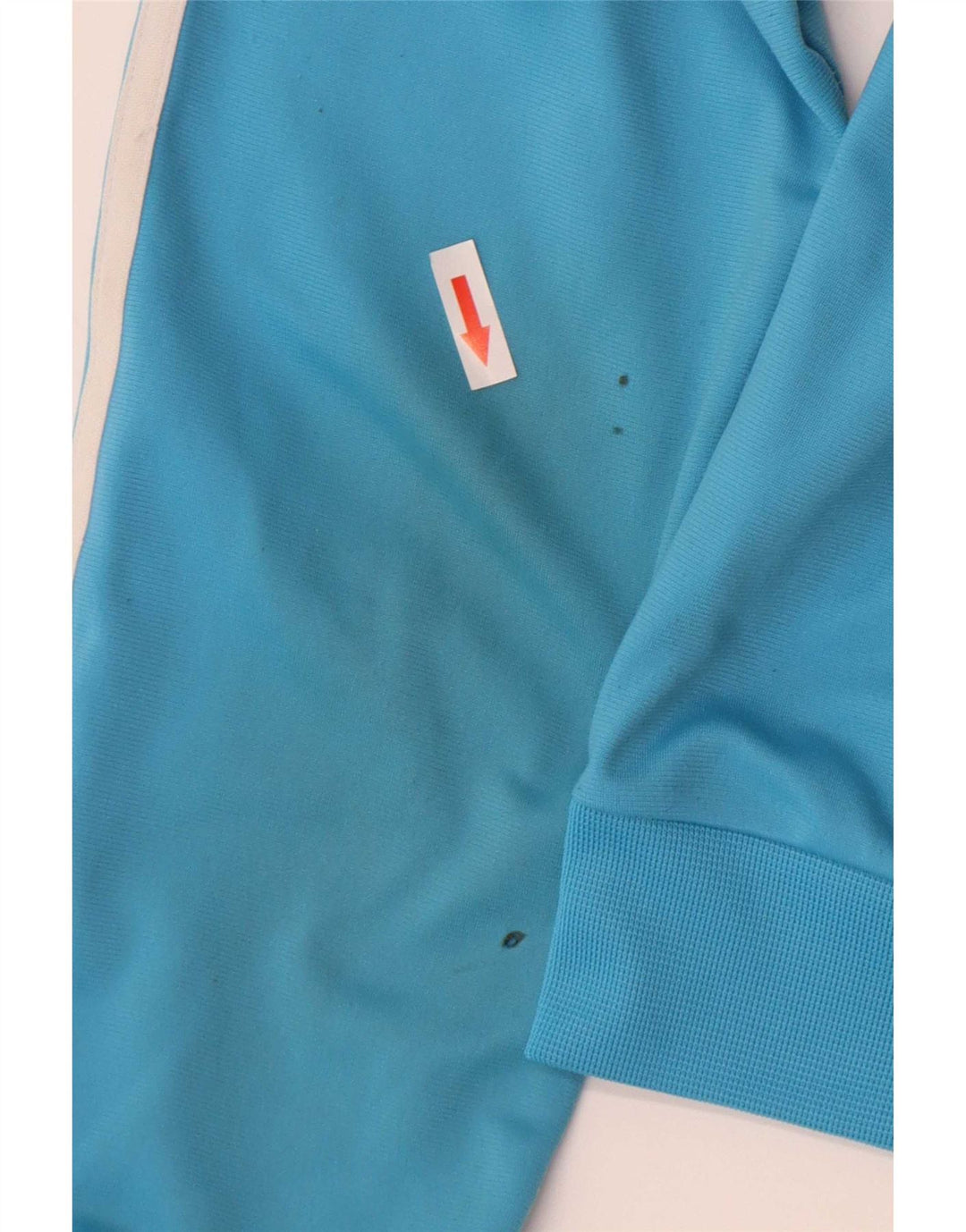 Pulover Adidas pentru bărbați, cu fermoar, poliester mic, albastru